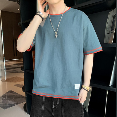 Tricou casual barbatesc cu maneca scurta - model simplu