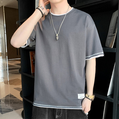 Tricou casual barbatesc cu maneca scurta - model simplu