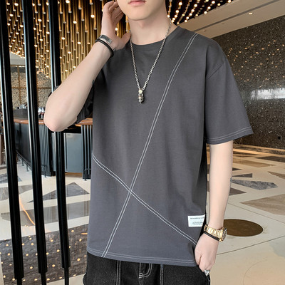 Tricou casual barbatesc cu maneca scurta - model simplu