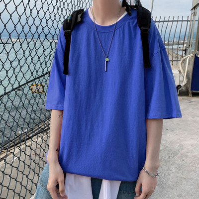 Bluză bărbătească model larg - o singură culoare