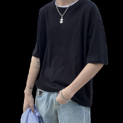 Bluză bărbătească model larg - o singură culoare