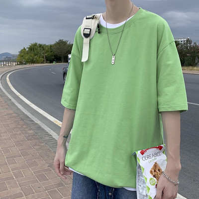 Bluză bărbătească model larg - o singură culoare