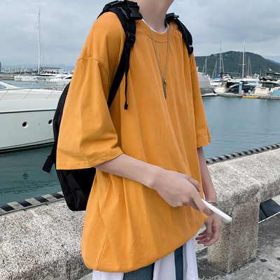 Bluză bărbătească model larg - o singură culoare