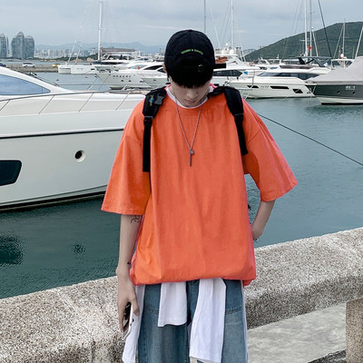 Bluză bărbătească model larg - o singură culoare