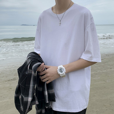 Bluză bărbătească model larg - o singură culoare