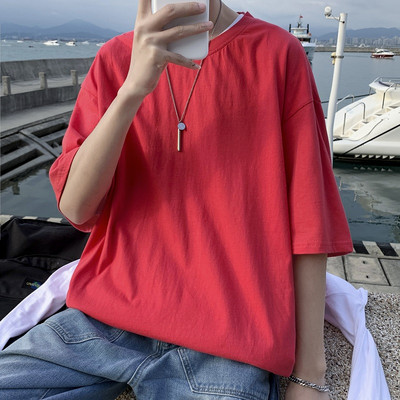 Bluză bărbătească model larg - o singură culoare