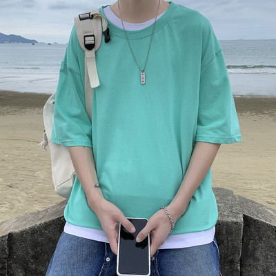 Bluză bărbătească model larg - o singură culoare