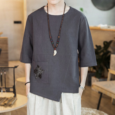 Bluza asimetrica pentru barbati model nou