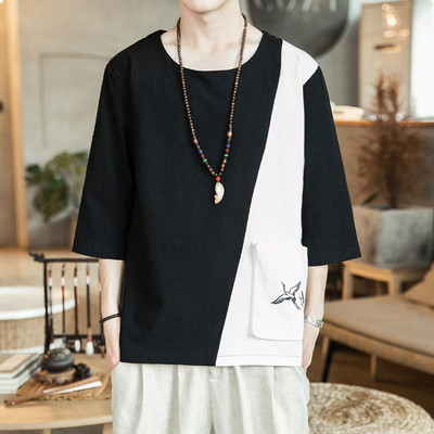 Bluza asimetrica pentru barbati model nou