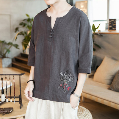 Bluza asimetrica pentru barbati model nou