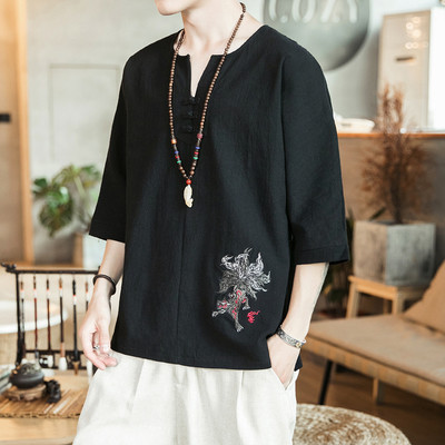 Bluza asimetrica pentru barbati model nou