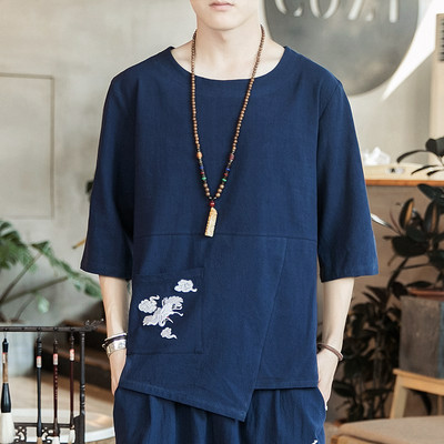 Bluza asimetrica pentru barbati model nou