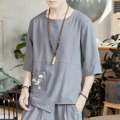 Bluza asimetrica pentru barbati model nou