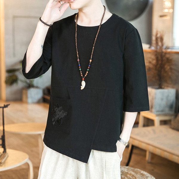 Bluza asimetrica pentru barbati model nou