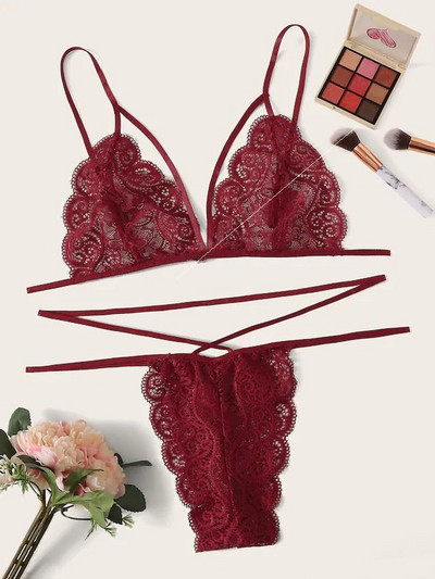 Moderan čipkani intimni ženski komplet iz dva dijela