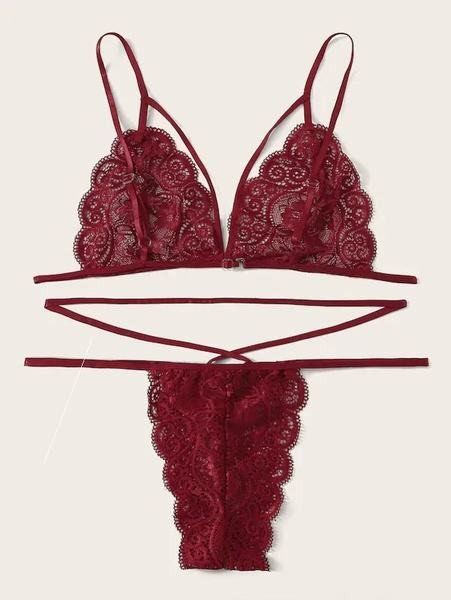 Moderan čipkani intimni ženski komplet iz dva dijela