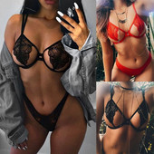 Set intim pentru femei din două părți tanga și sutien