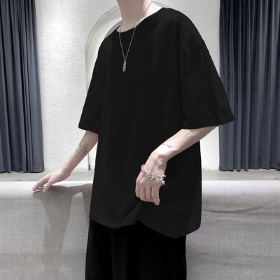 Tricou de vară monocolor model larg