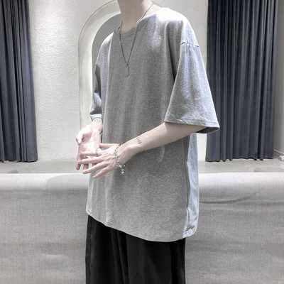 Tricou de vară monocolor model larg