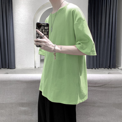 Tricou de vară monocolor model larg