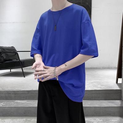 Tricou de vară monocolor model larg