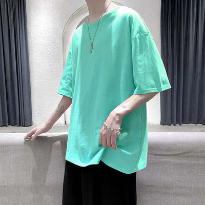 Tricou de vară monocolor model larg