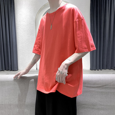 Tricou de vară monocolor model larg