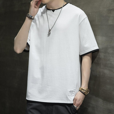 Ανδρικό απλό μπλουζάκι με στρογγυλή λαιμόκοψη - διάφορα χρώματα