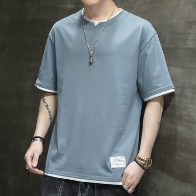 Ανδρικό απλό μπλουζάκι με στρογγυλή λαιμόκοψη - διάφορα χρώματα