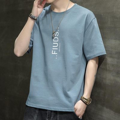 Ανδρικό απλό μπλουζάκι με στρογγυλή λαιμόκοψη - διάφορα χρώματα