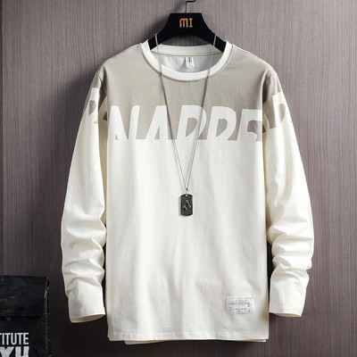 Bluza casual barbatesc cu decolteu oval in mai multe culori