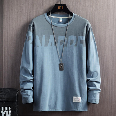 Bluza casual barbatesc cu decolteu oval in mai multe culori