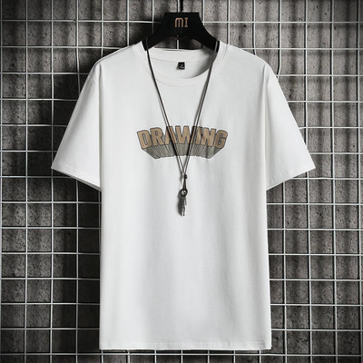 Tricou pentru bărbați model nou cu decolteu rotund și inscripție