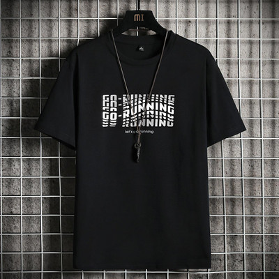 Tricou pentru bărbați model nou cu decolteu rotund și inscripție