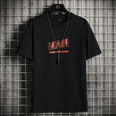 Tricou pentru bărbați model nou cu decolteu rotund și inscripție