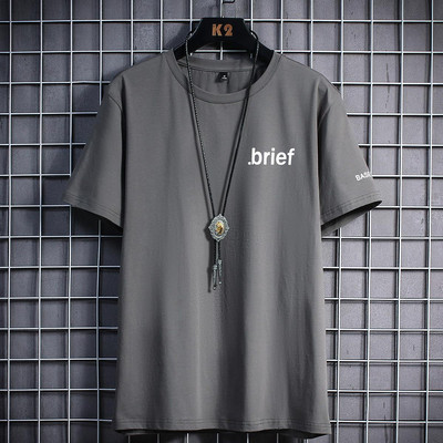 Tricou pentru bărbați model nou cu decolteu rotund și inscripție