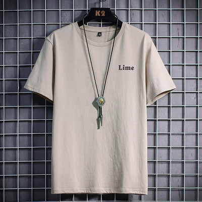 Tricou pentru bărbați model nou cu decolteu rotund și inscripție