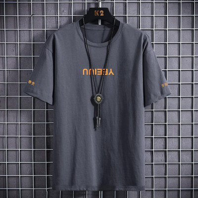 Tricou pentru bărbați model nou cu decolteu rotund și inscripție