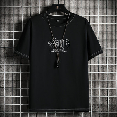 Tricou pentru bărbați model nou cu decolteu rotund și inscripție