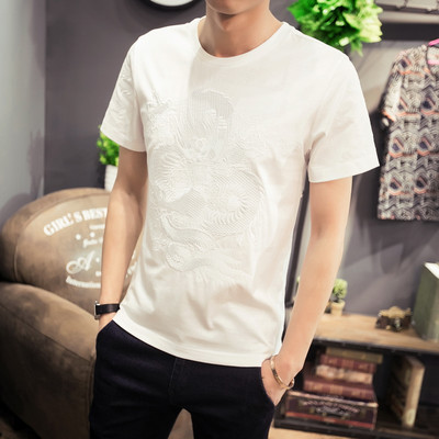 Tricou barbatesc model nou cu broderie