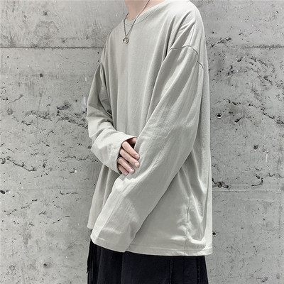 Bluza barbati cu decolteu oval - model uni