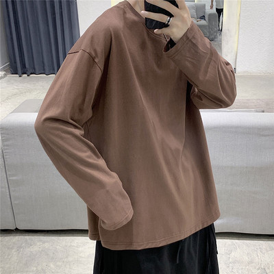 Bluza barbati cu decolteu oval - model uni