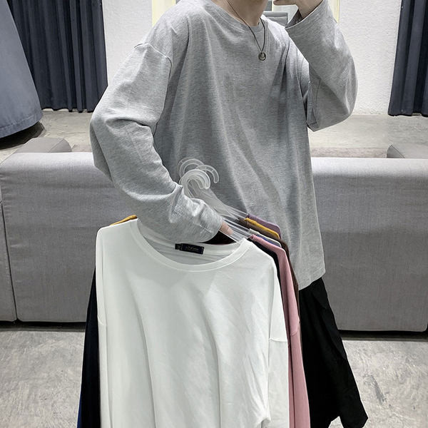 Bluza barbati cu decolteu oval - model uni