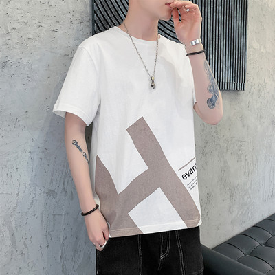 Tricou casual barbatesc cu maneca scurta - mai multe culori