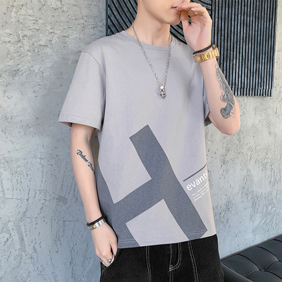 Tricou casual barbatesc cu maneca scurta - mai multe culori