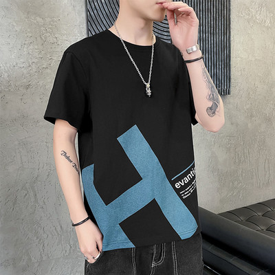 Tricou casual barbatesc cu maneca scurta - mai multe culori