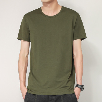 Tricou barbatesc modern cu maneca scurta - model curat