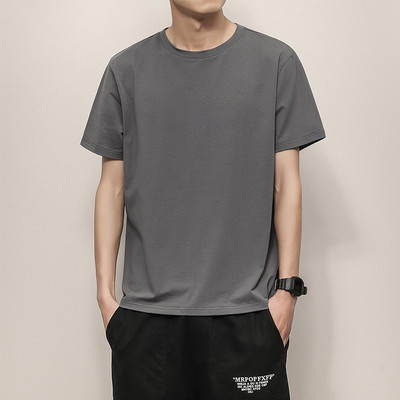 Tricou barbatesc modern cu maneca scurta - model curat