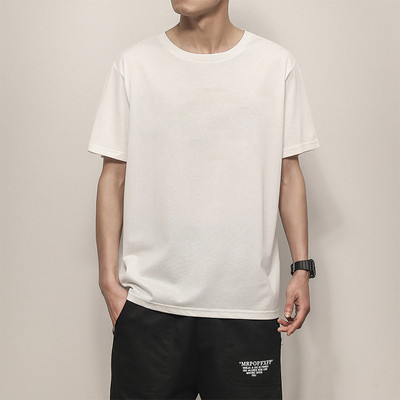 Tricou barbatesc modern cu maneca scurta - model curat