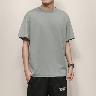 Tricou barbatesc modern cu maneca scurta - model curat